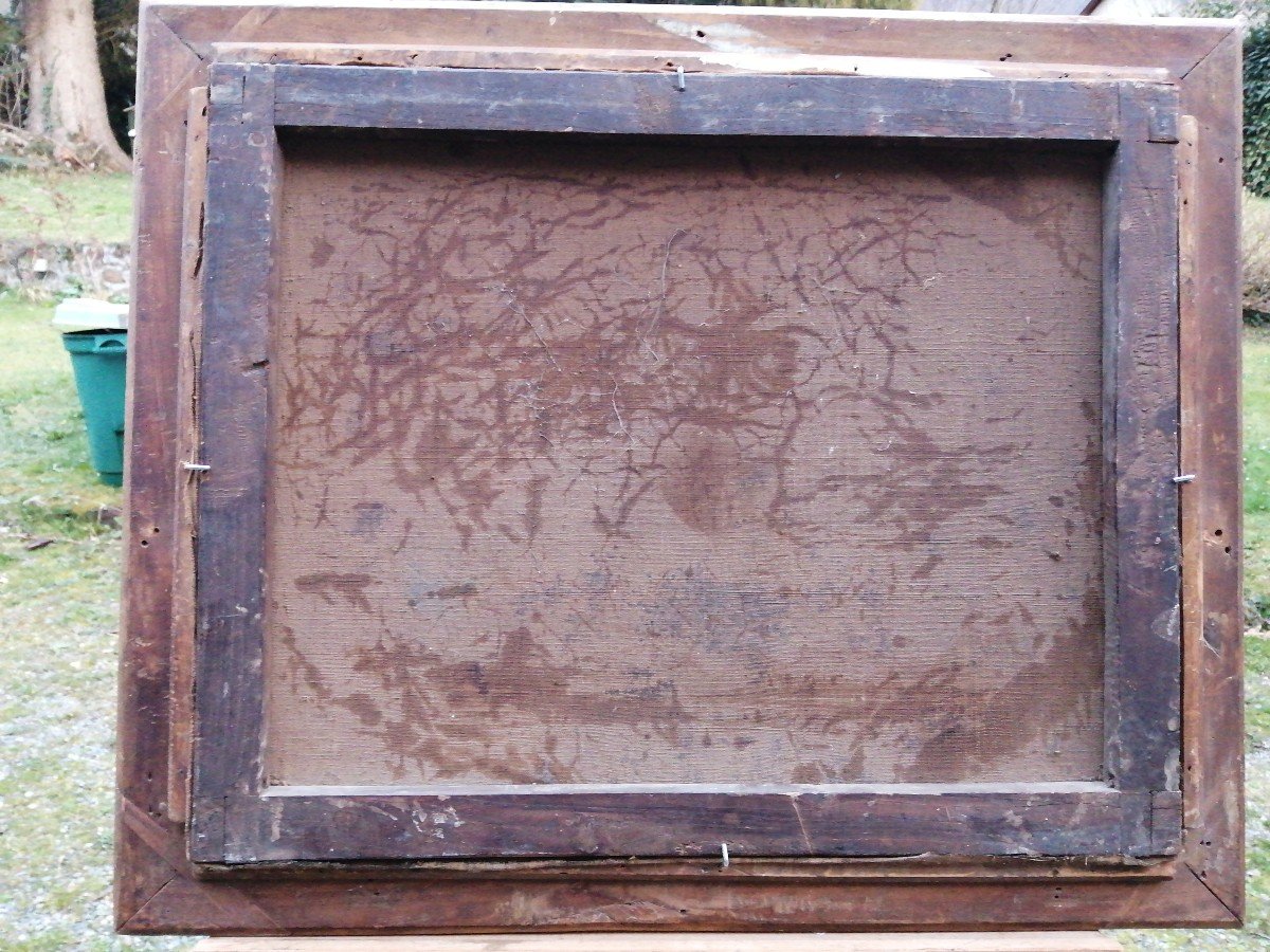 Paire De Paysage Romantiques  (huile Sur Toile) -photo-4