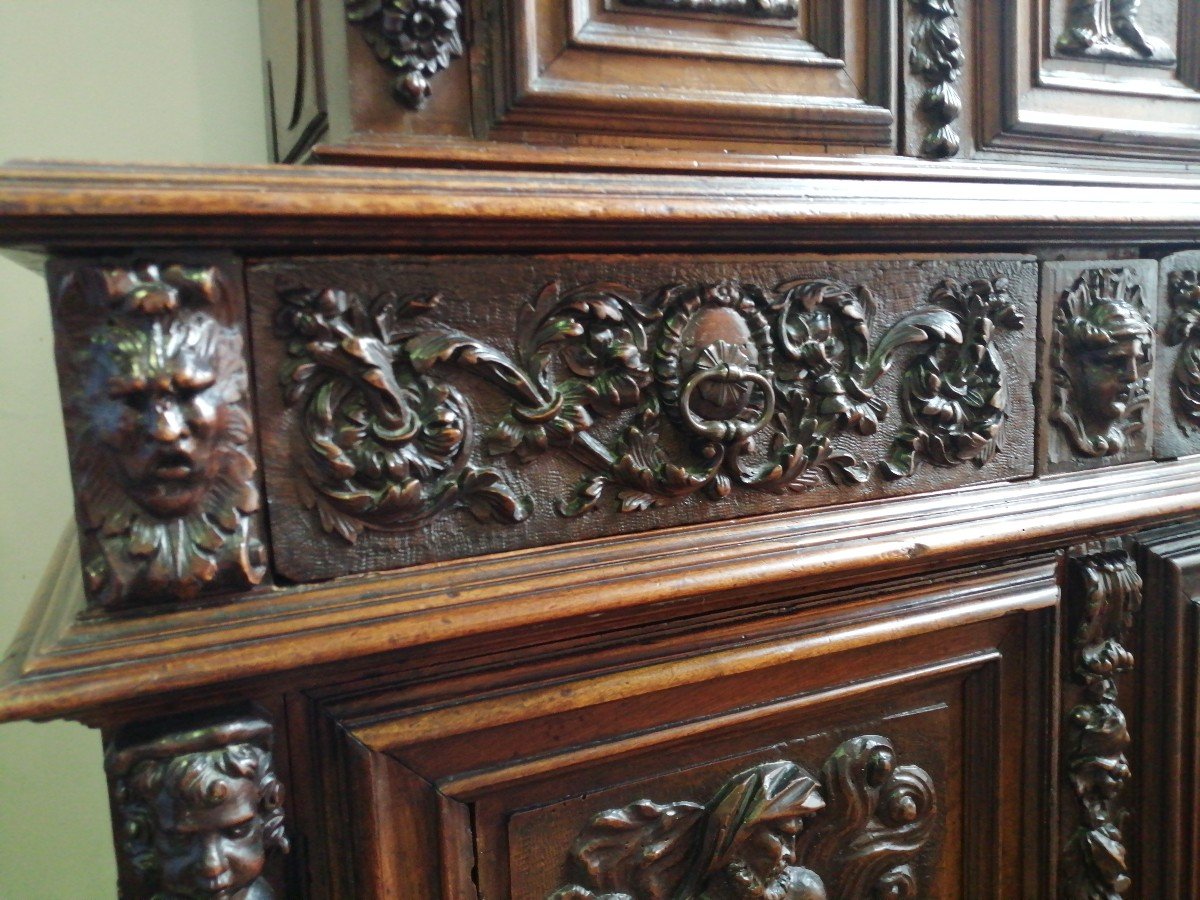 Buffet En Diminutif Style Renaissance En Partie 19 Eme-photo-5