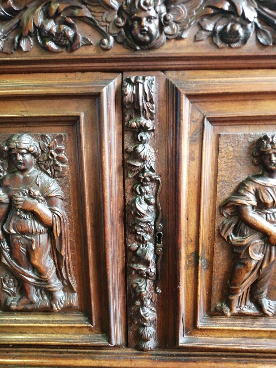 Buffet En Diminutif Style Renaissance En Partie 19 Eme-photo-7