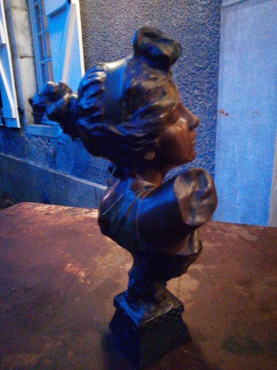 Thais Bronze Art Nouveau  E. Villanis-photo-2