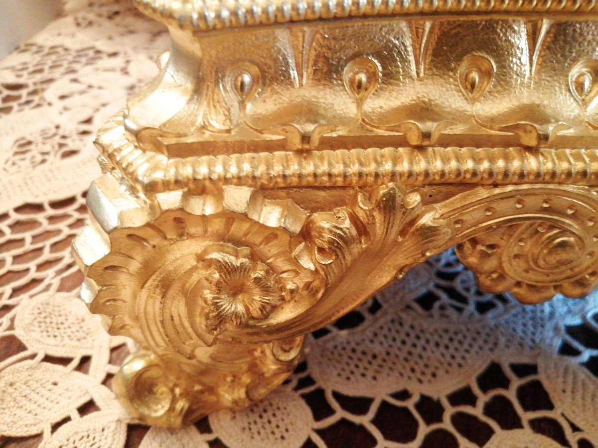 Très Belle Pendule Aux Amours Musiciens 19ème Siècle -photo-5