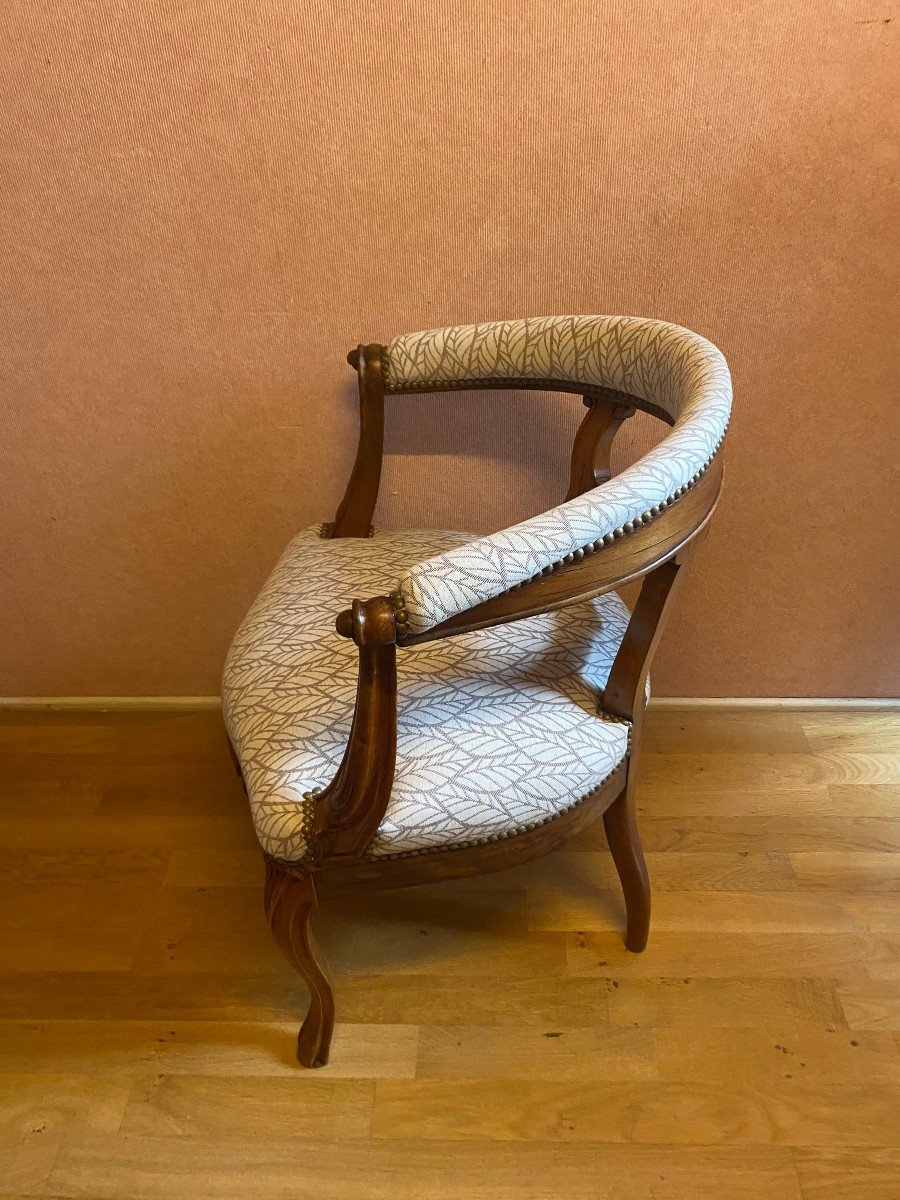 Fauteuil De Bureau En Noyer-photo-3