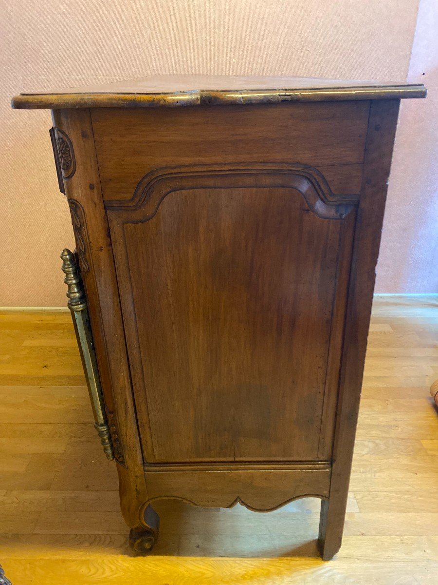 Louis XV Period Buffet In Walnut From The Gard Region.-photo-6
