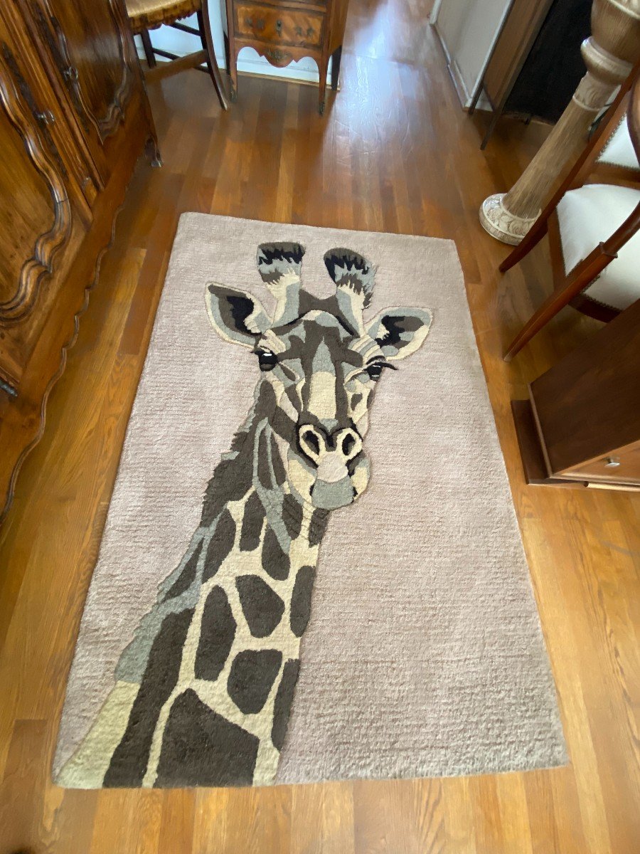 Tapestry Representing A Giraffe -photo-4