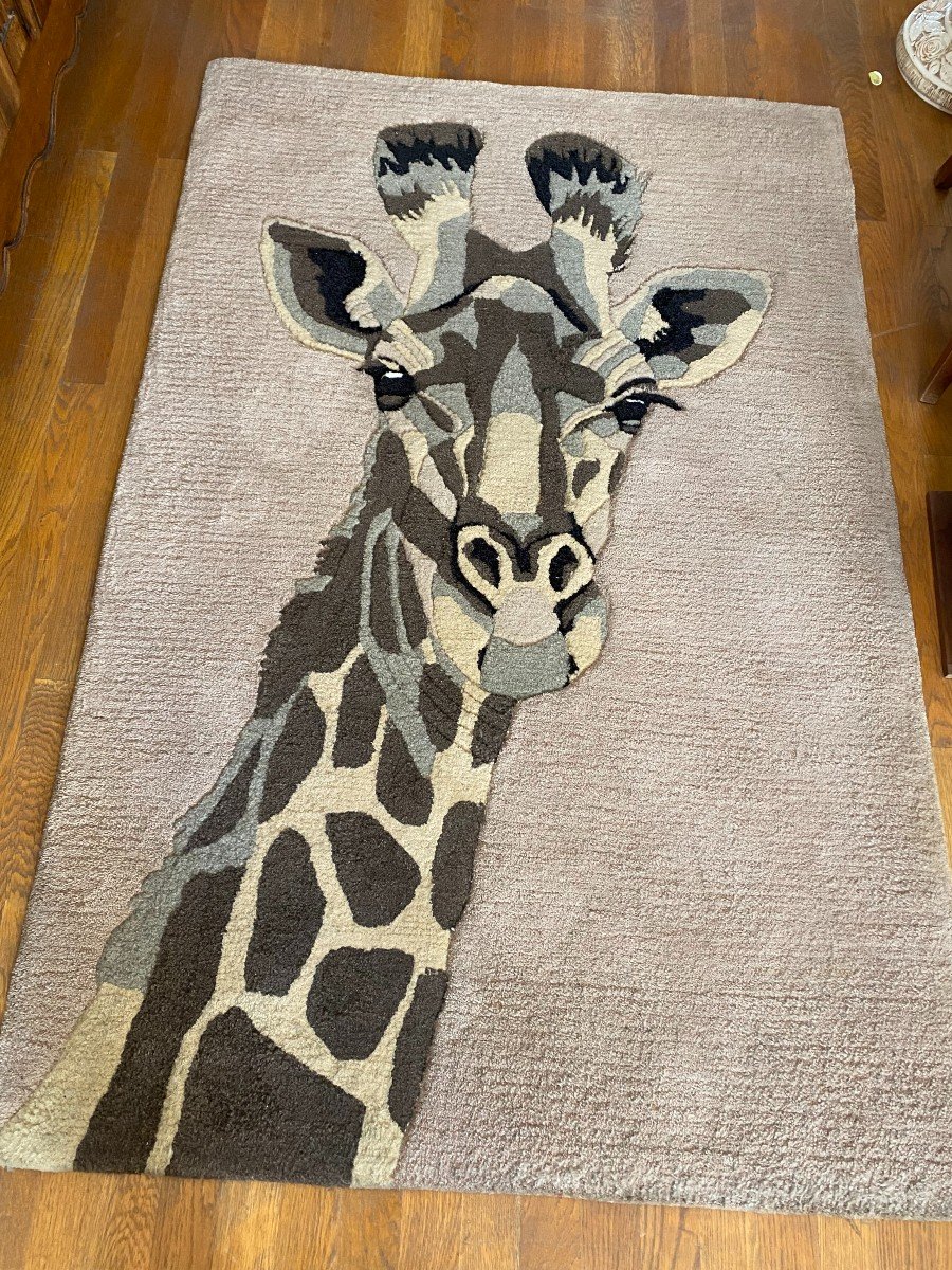 Tapestry Representing A Giraffe 