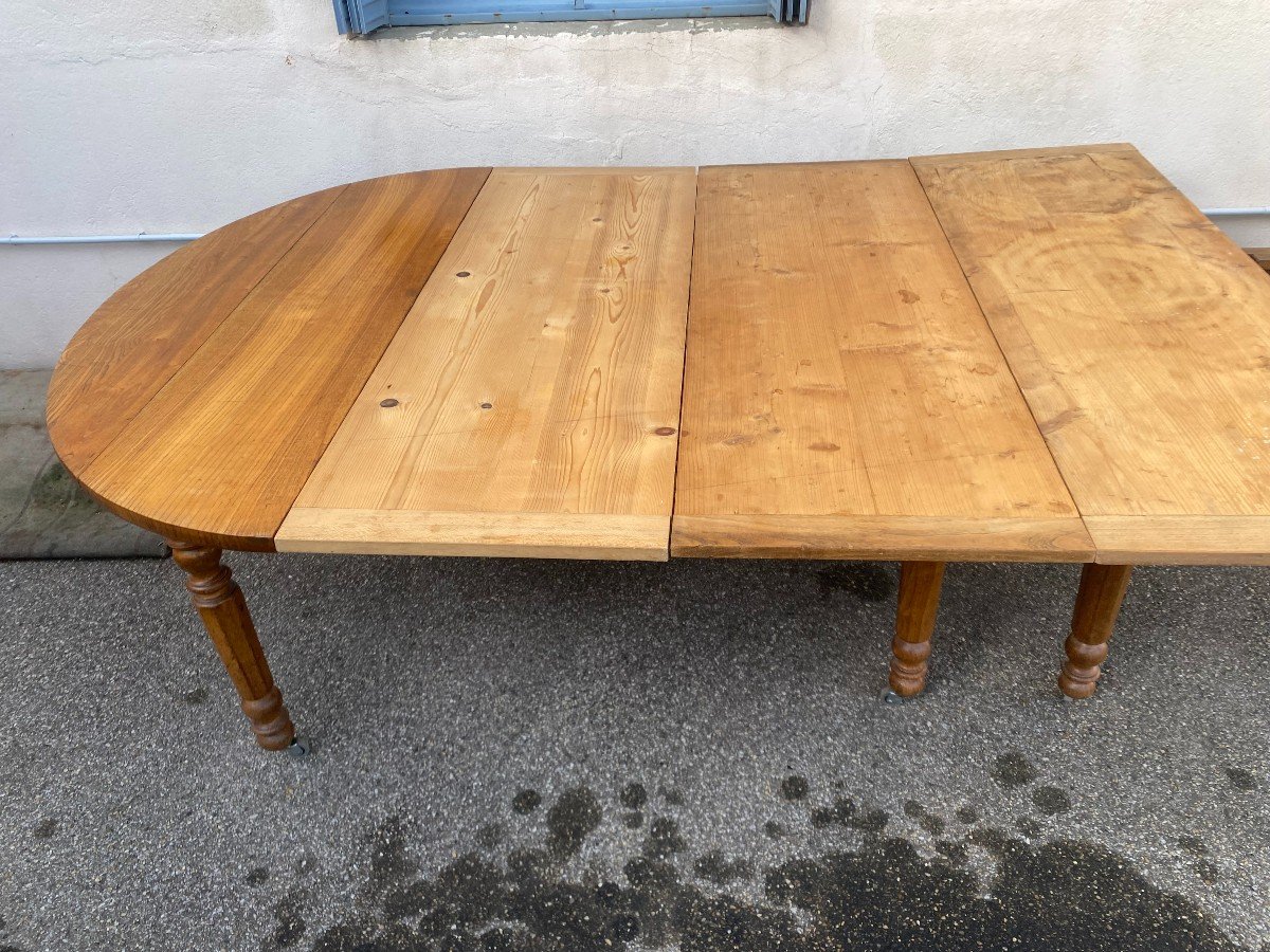 Table En Frêne à 8 Pieds Louis Philippe-photo-3