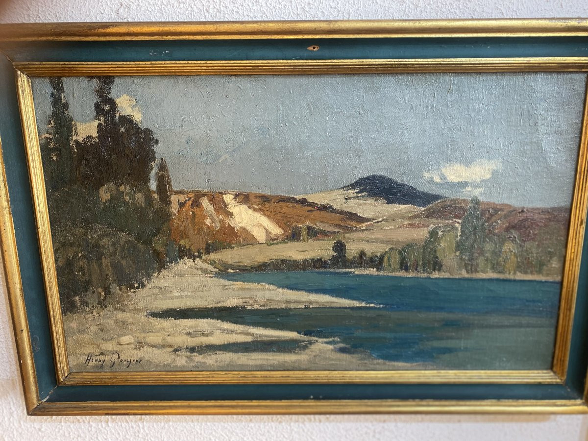 Oil On Canvas By Henri Grosjean (1864-1948)-photo-2