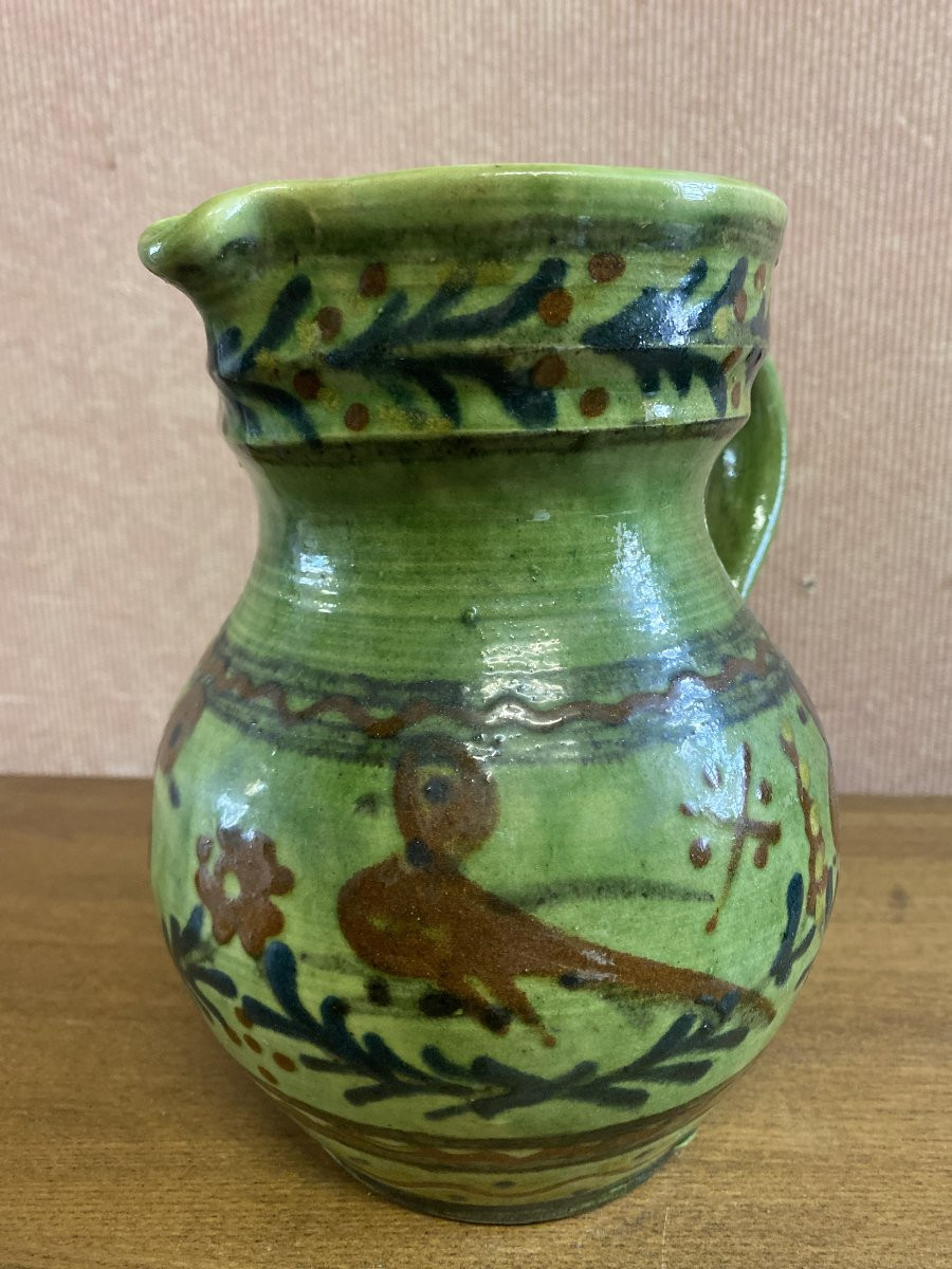 Savoyard Pitcher, Annecy Pottery-photo-2