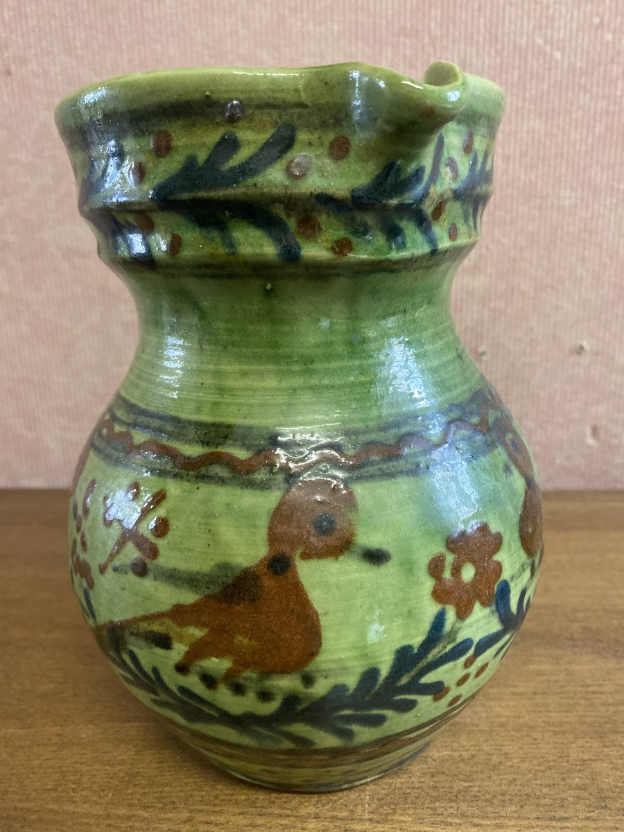 Savoyard Pitcher, Annecy Pottery-photo-3
