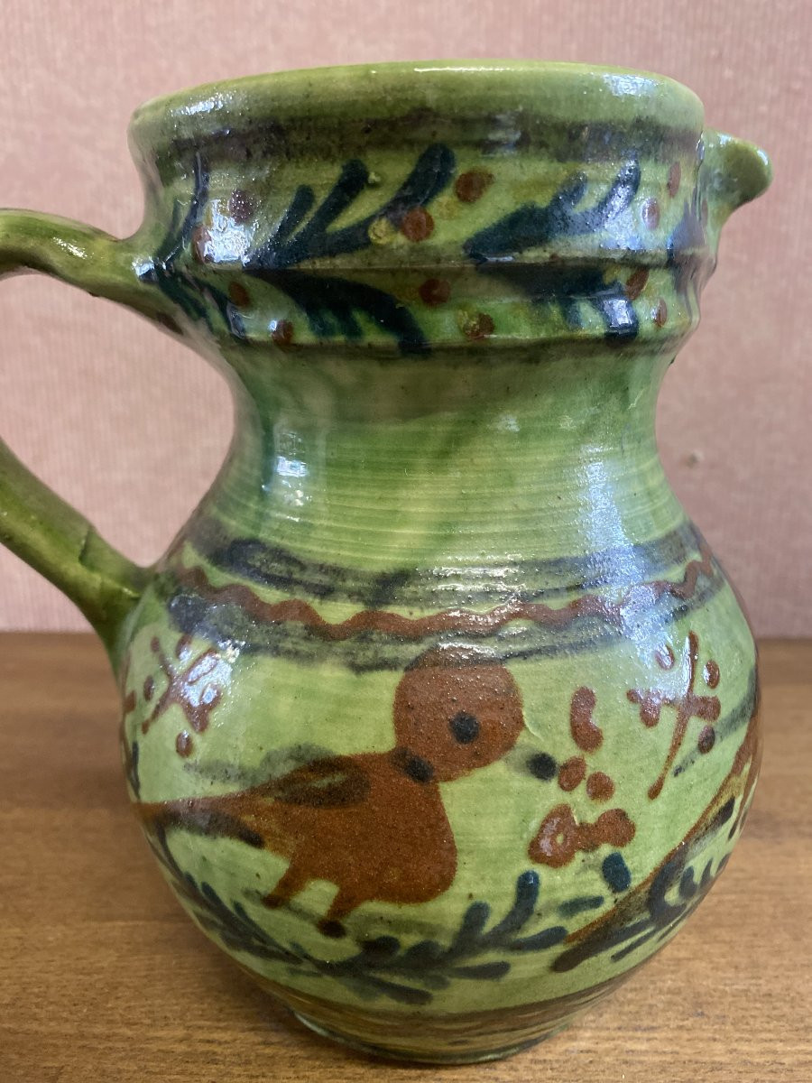 Savoyard Pitcher, Annecy Pottery-photo-4