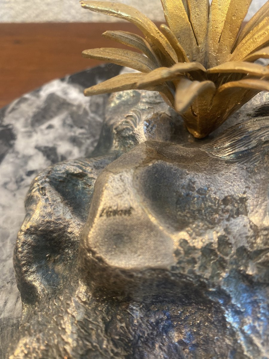 Sculpture figurant un méhariste dans une oasis-photo-7