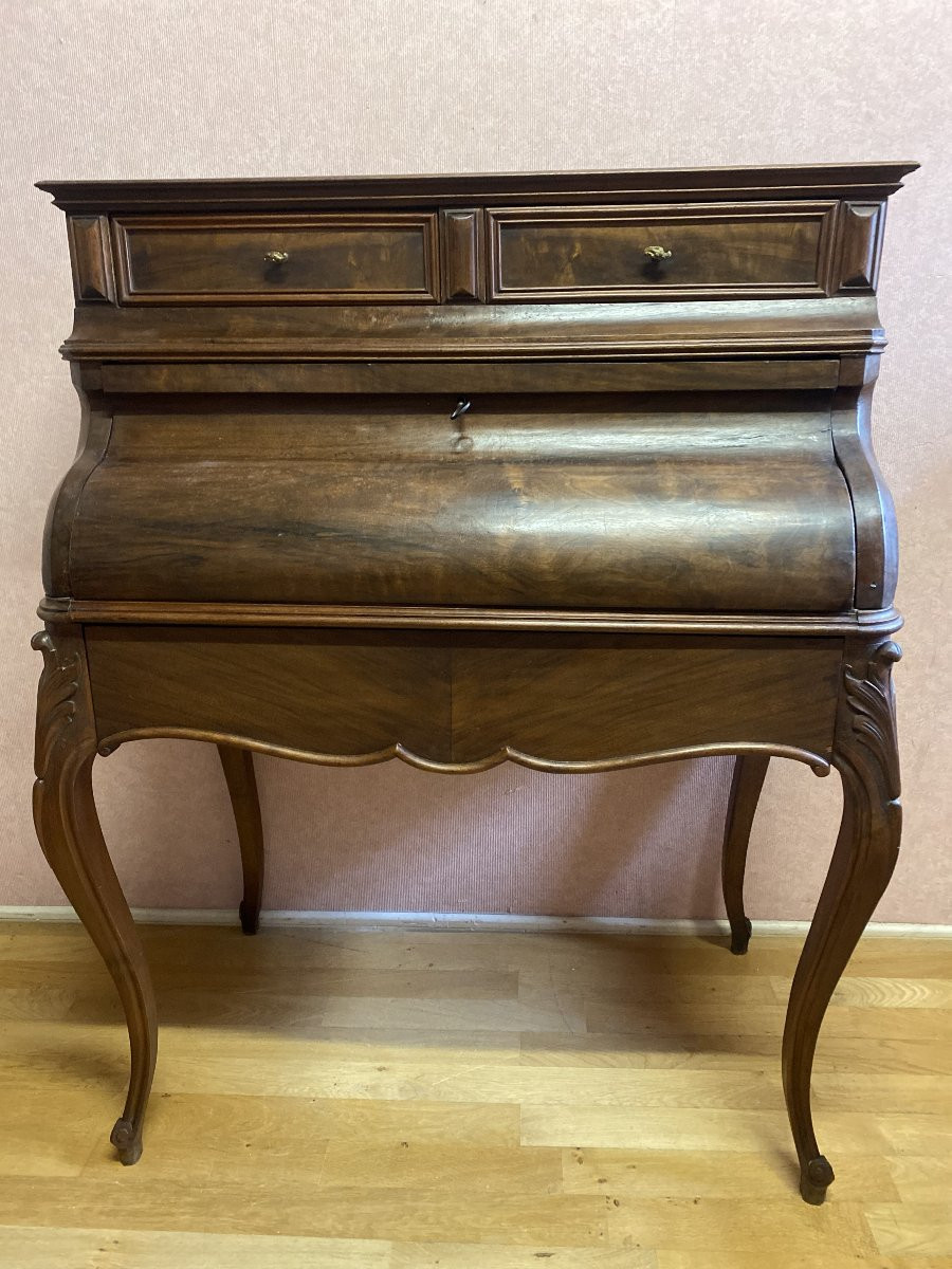 Lxv Style Walnut Secretary-photo-2