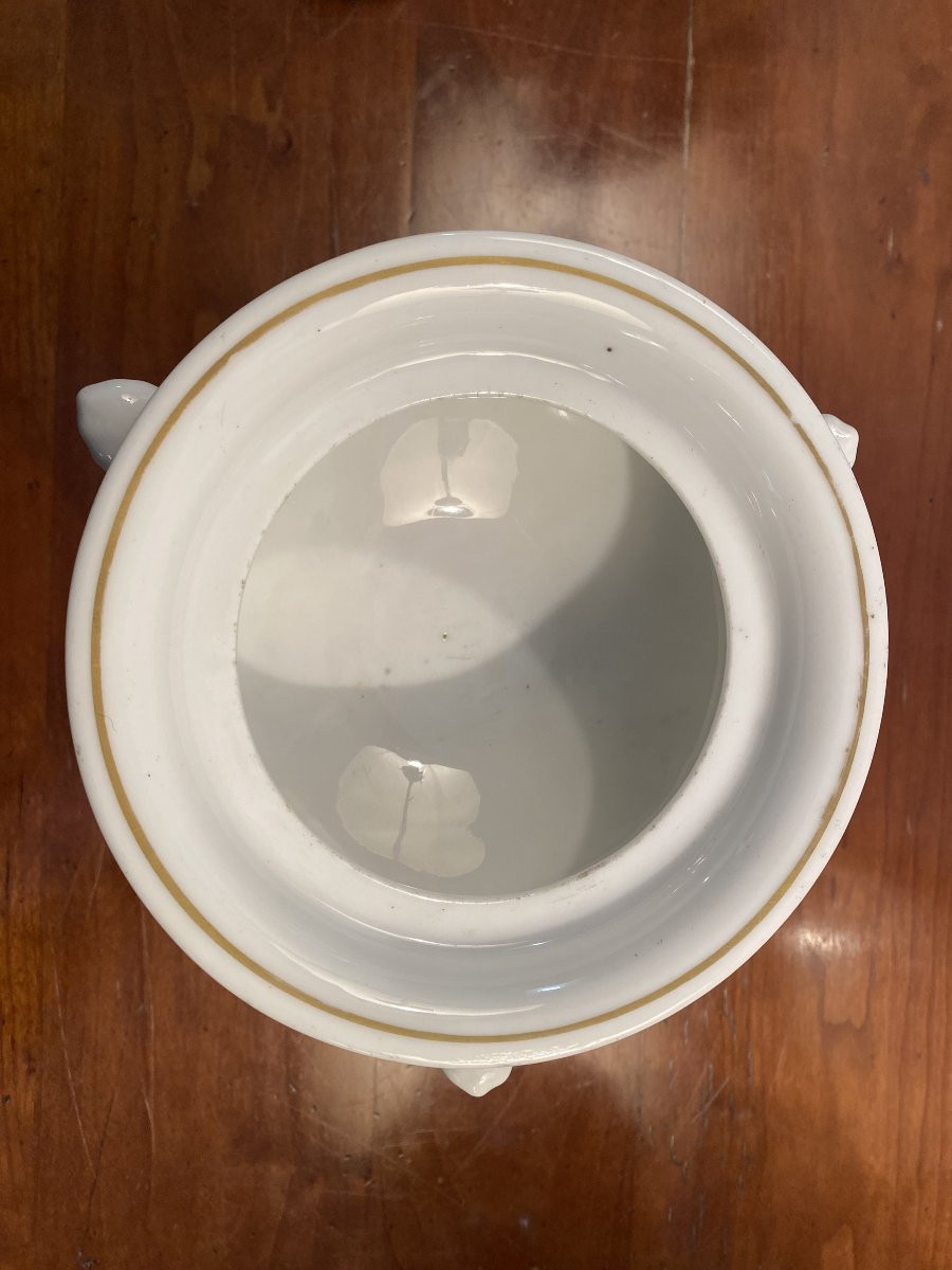 Drageoir en porcelaine de Paris-photo-2