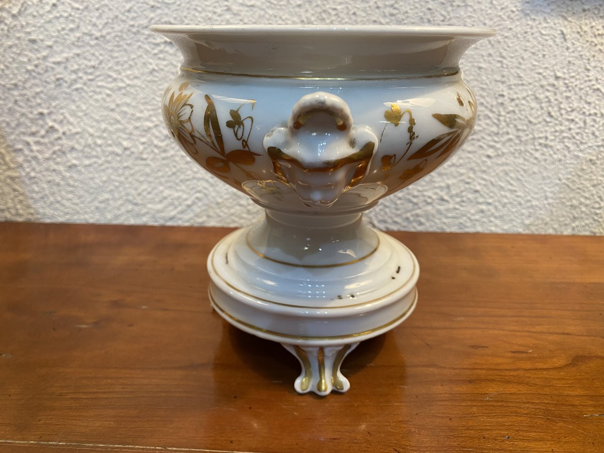 Drageoir en porcelaine de Paris-photo-4