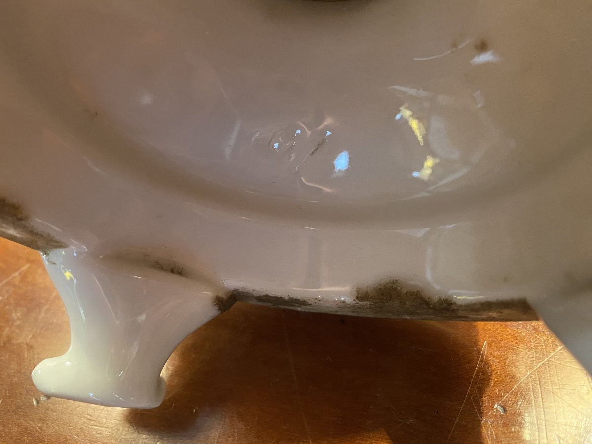 Drageoir en porcelaine de Paris-photo-2