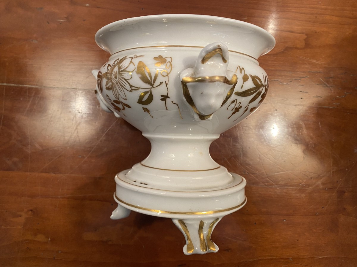 Drageoir en porcelaine de Paris