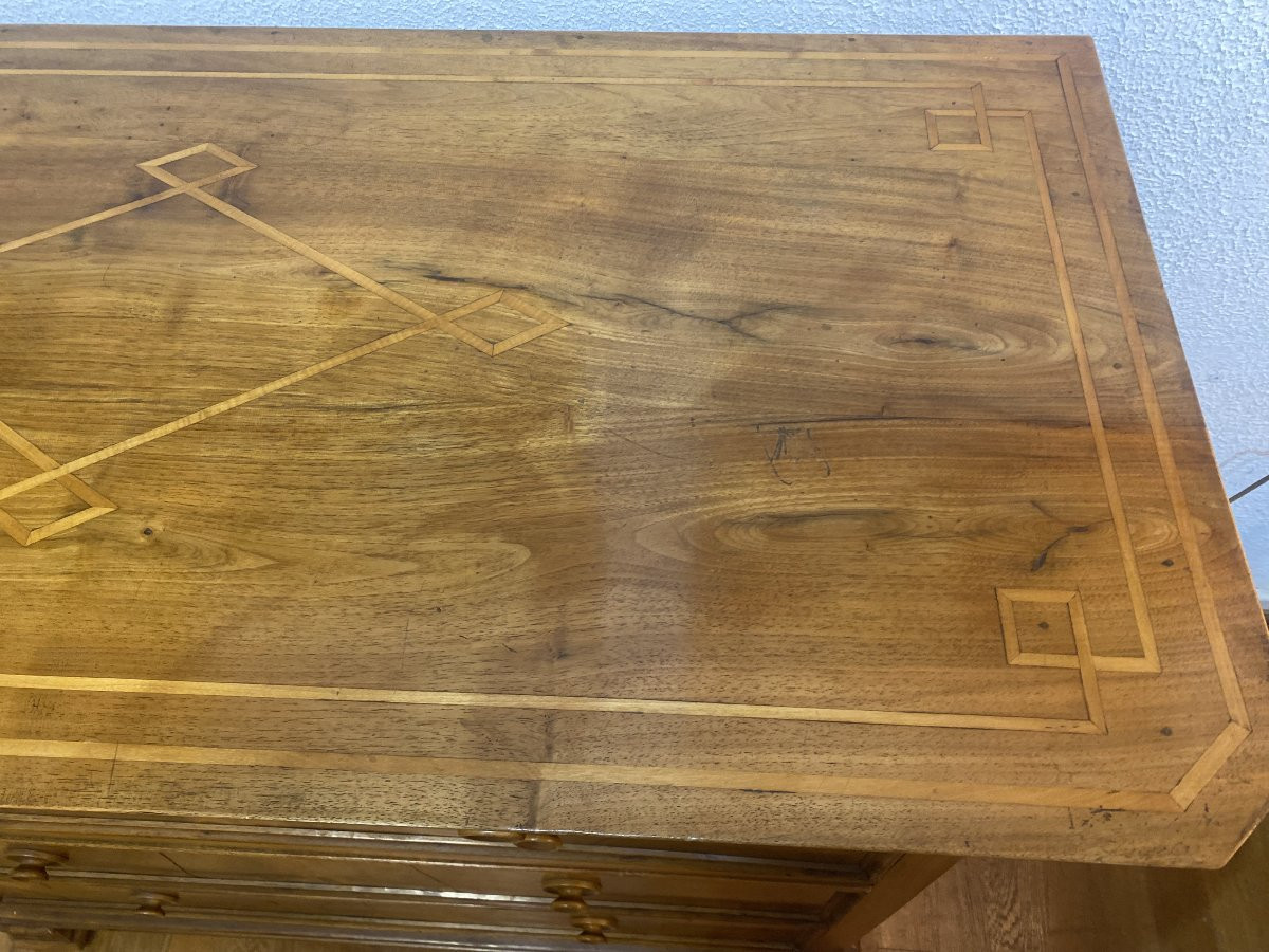 Louis Philippe Chest Of Drawers In Cherry Wood-photo-3