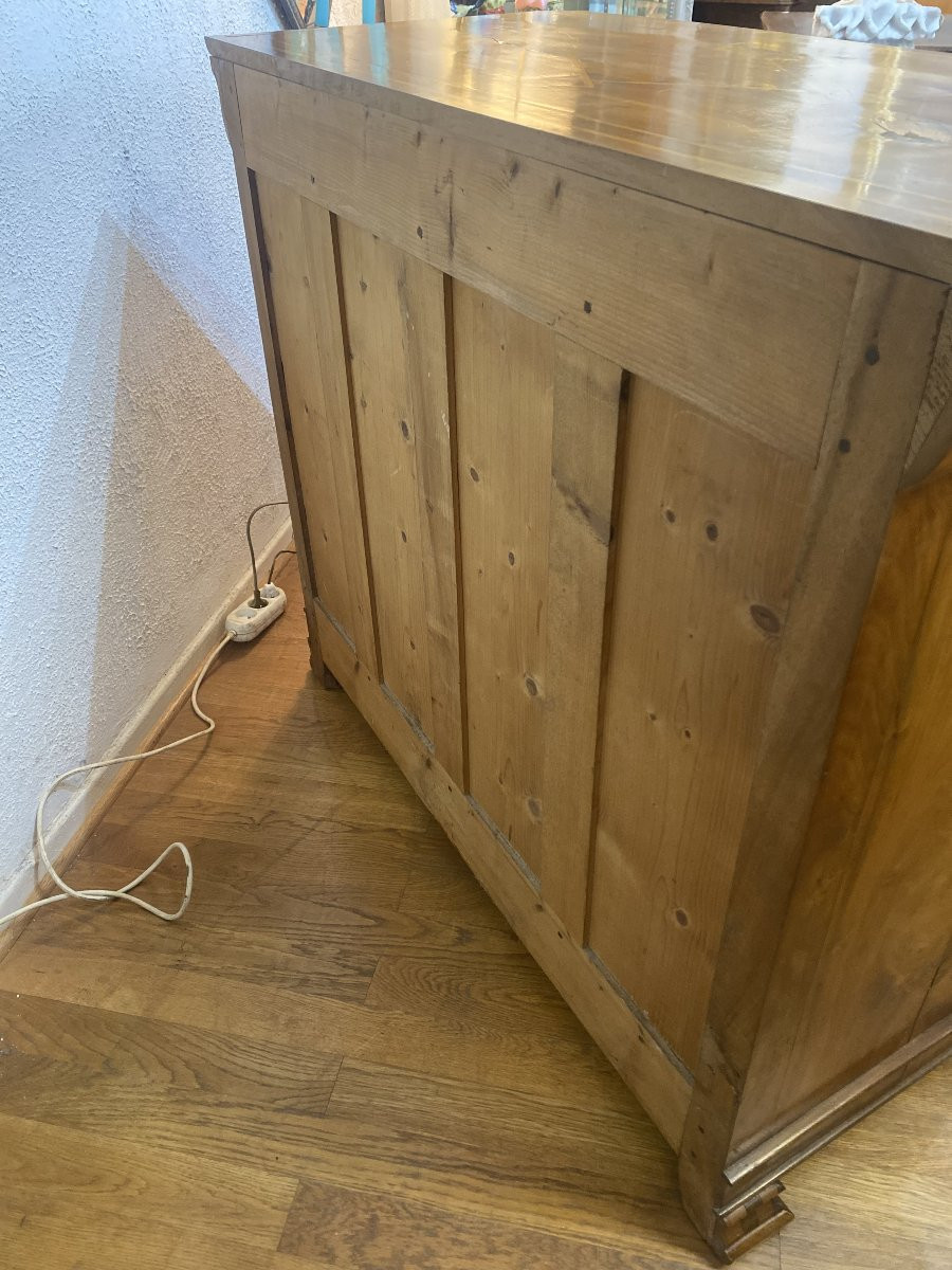 Louis Philippe Chest Of Drawers In Cherry Wood-photo-4