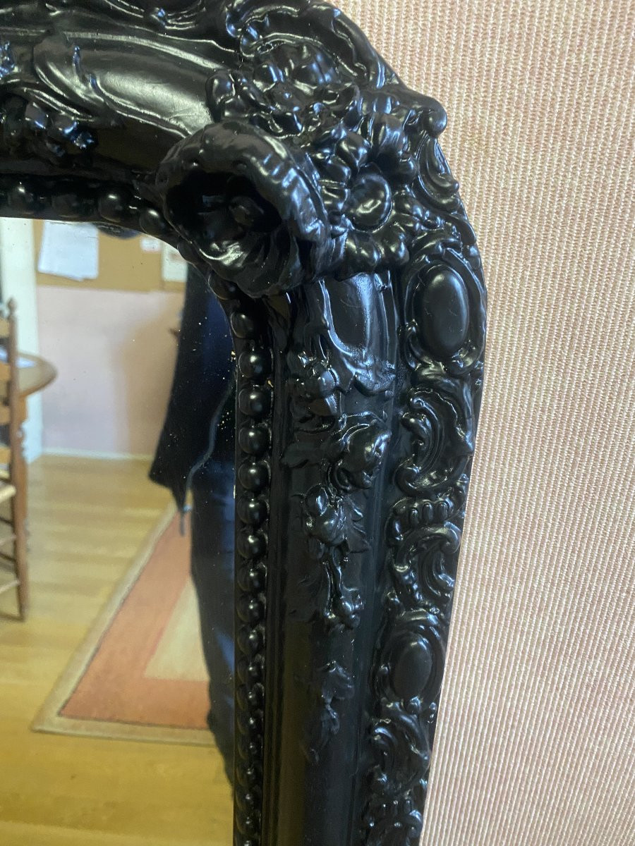 Louis Philippe Mirror With A Black Patina-photo-2