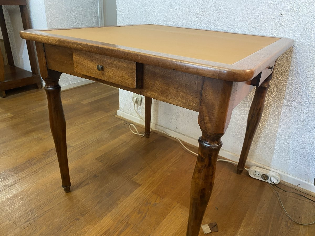Louis Philippe Period Walnut Games Table.-photo-2