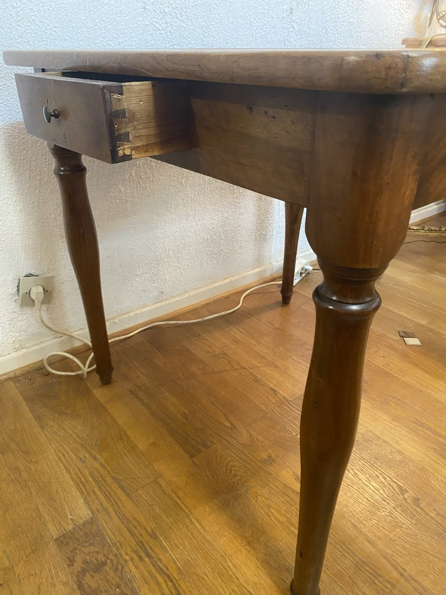 Louis Philippe Period Walnut Games Table.-photo-4