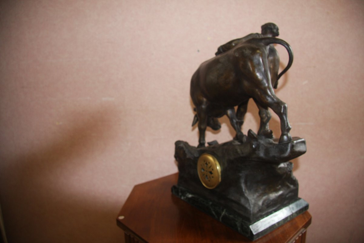 Importante pendule signée Emile Picault-photo-1