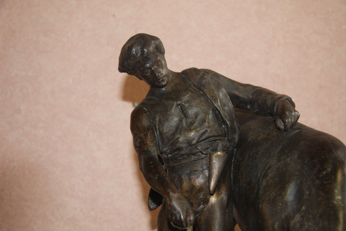 Importante pendule signée Emile Picault-photo-3