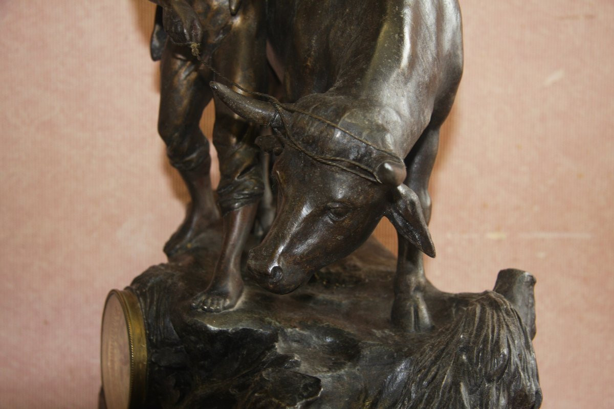 Importante pendule signée Emile Picault-photo-4