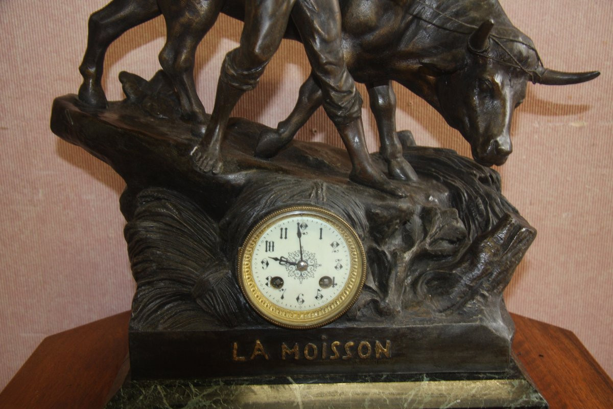 Importante pendule signée Emile Picault-photo-6