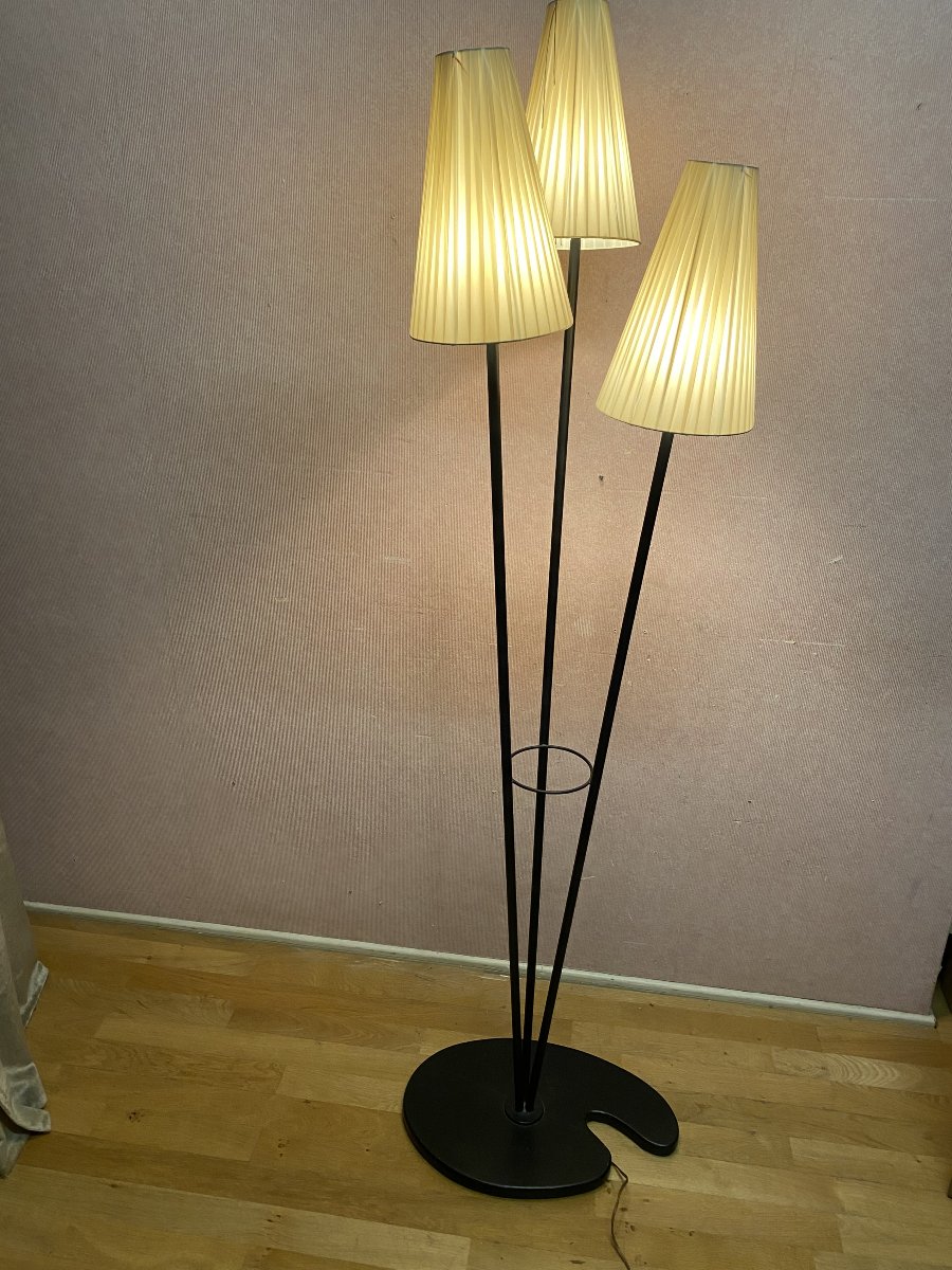 Lampadaire des années 60 , 3 feux. -photo-2