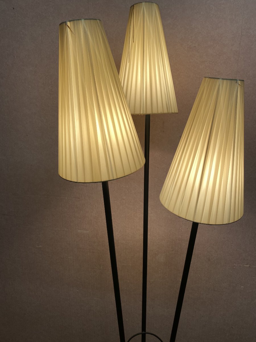 Lampadaire des années 60 , 3 feux. -photo-4