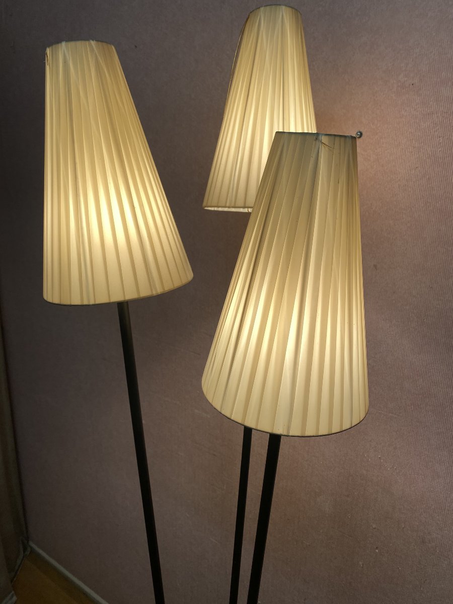 Lampadaire des années 60 , 3 feux. -photo-1
