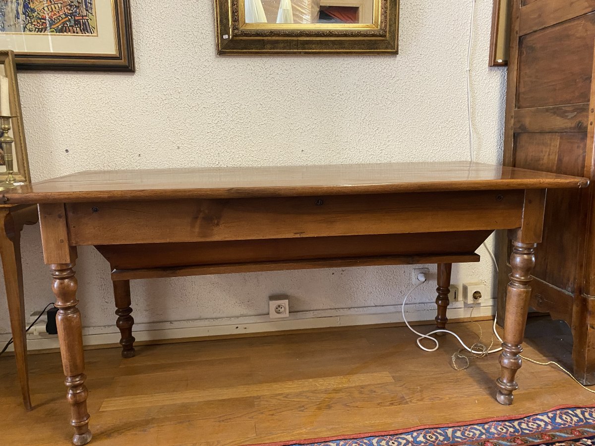 Walnut Kneading Table, In Very Good Condition.-photo-4