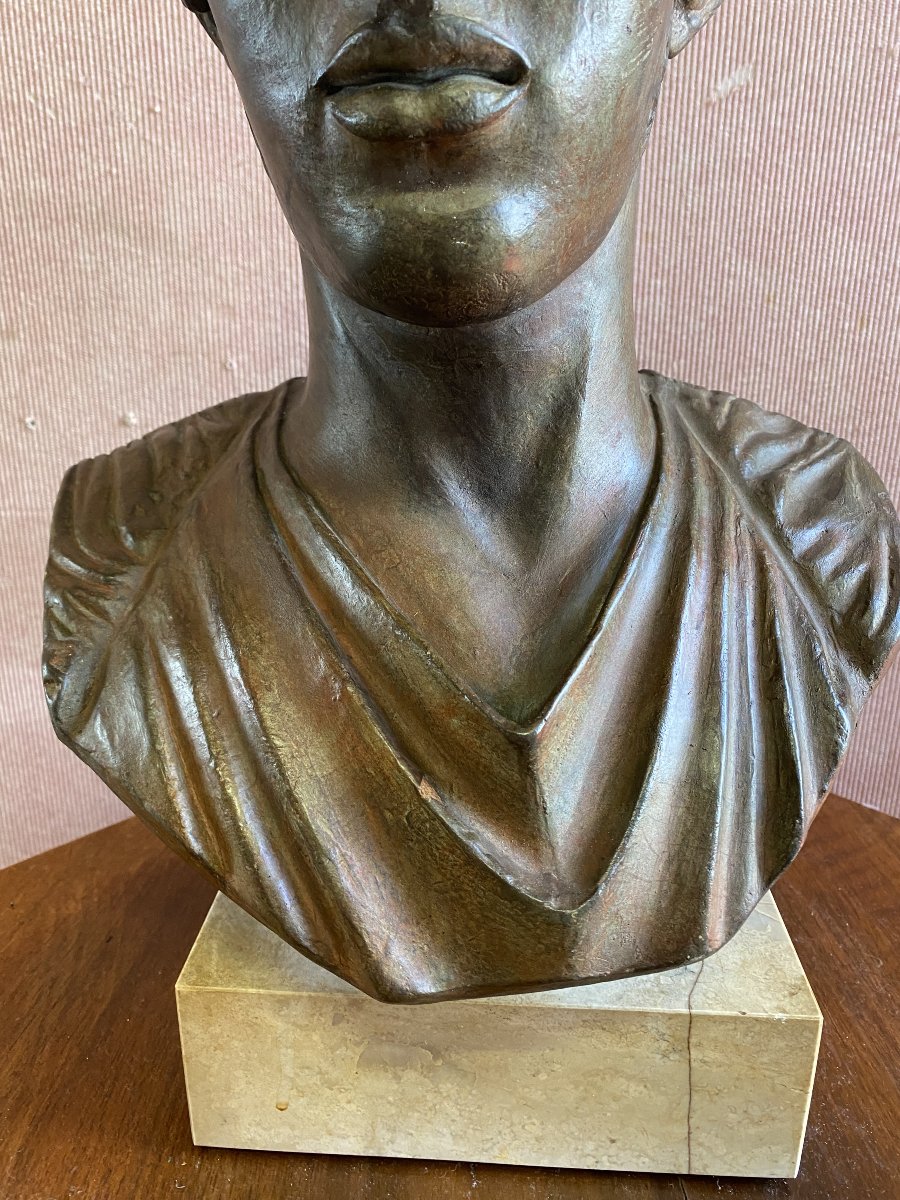 Plaster Bust Of The Charioteer Of Delphi-photo-4