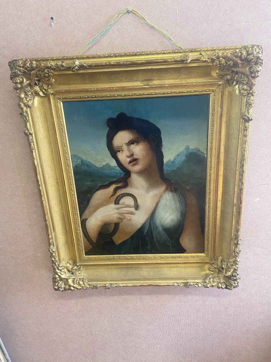 Cadre doré du XIX ème siècle. Très bon état.