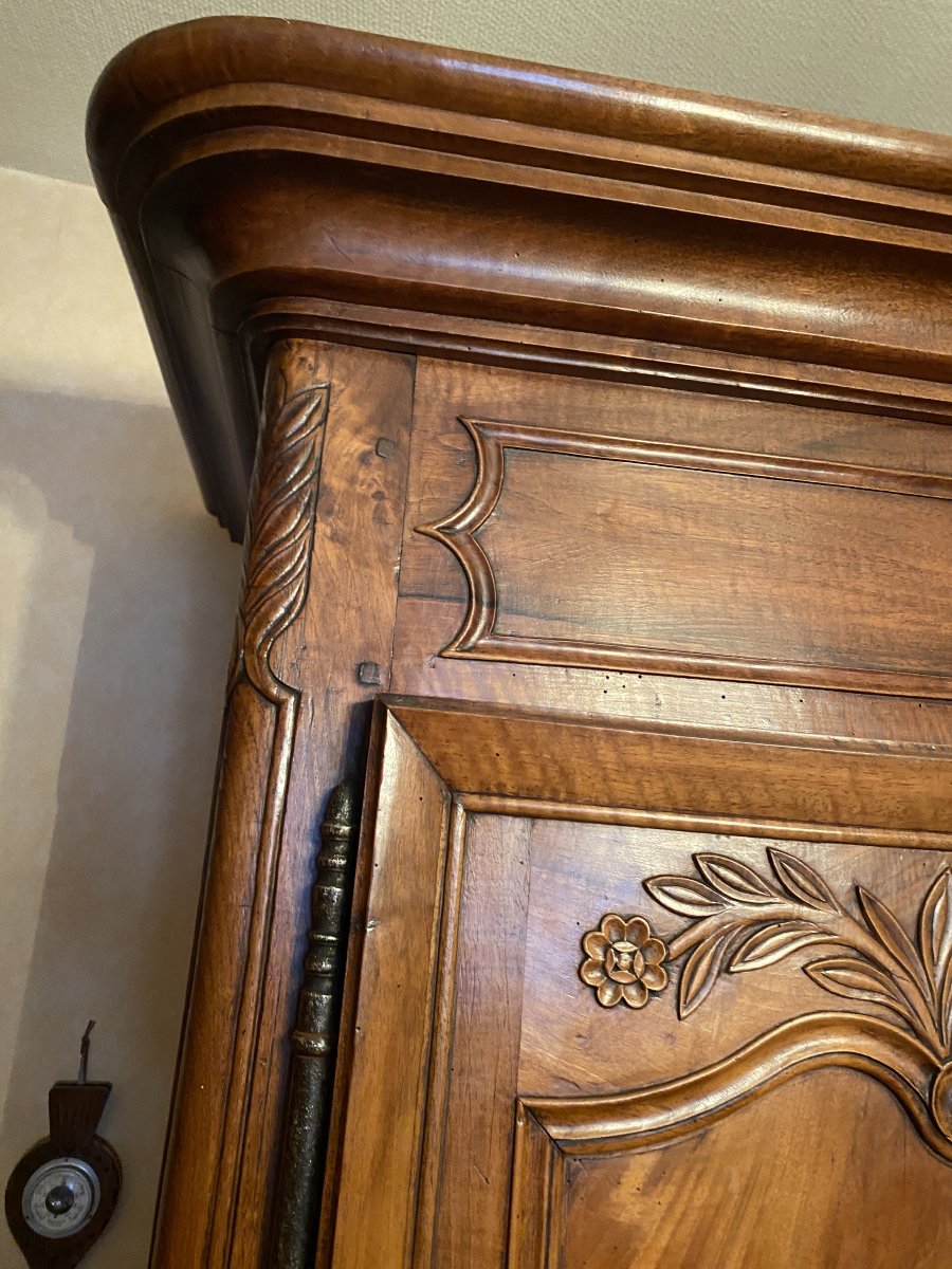 Bressane-style Cabinet, Oak And Walnut, Mid-19th Century.-photo-4