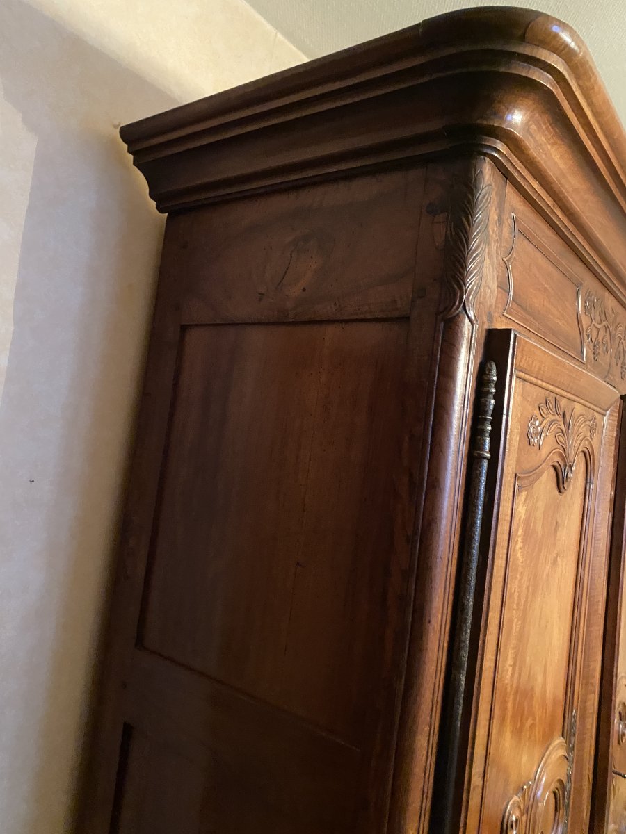 Bressane-style Cabinet, Oak And Walnut, Mid-19th Century.-photo-1