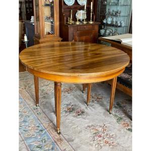 Louis XVI Style 6-legged Walnut Table