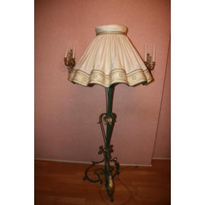 Wrought Iron Lampshade From The 50s.