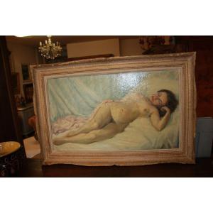 Oil On Canvas, Female Nude