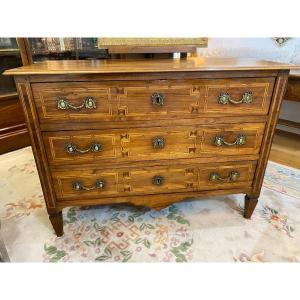 Louis XVI Chest Of Drawers In Walnut