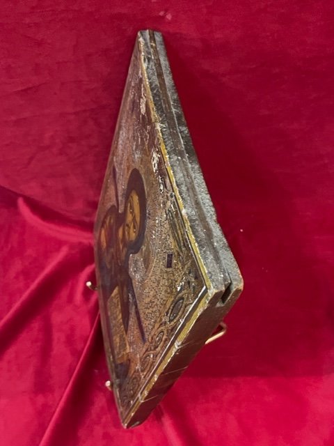 Russian Icon Representing Christ Pantocator XIX-photo-3