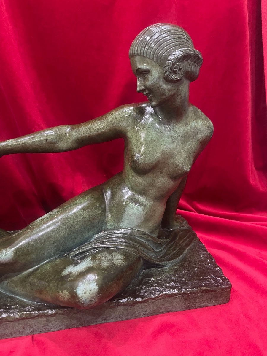 Sculpture Bronze Art Deco 1930 Marcel Bouraine-photo-1