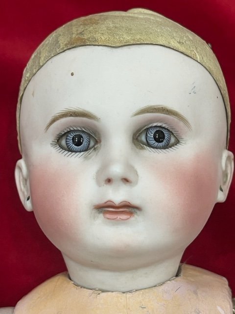 Exceptionnelle Poupee Porcelaine Bebe Schmitt-photo-2