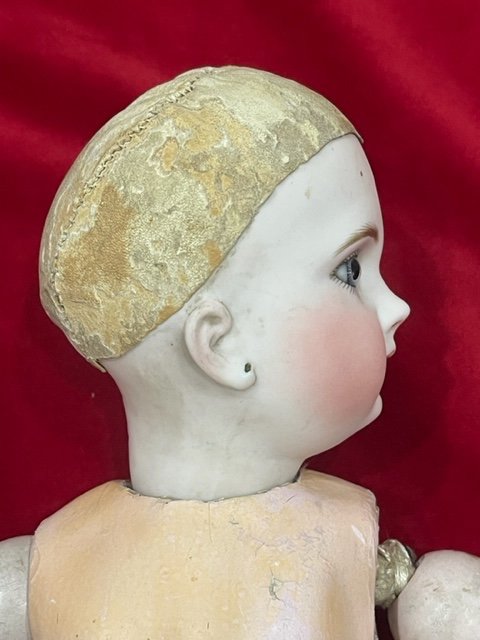 Exceptionnelle Poupee Porcelaine Bebe Schmitt-photo-1