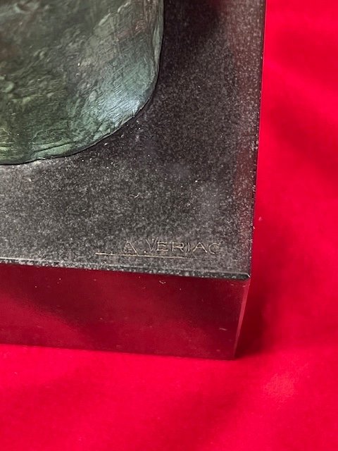 Buste Bronze Ludwig Van Beethoven Signe A.veriac-photo-4