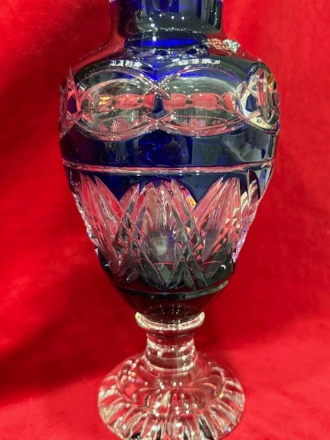 Vase Cristal Saint Louis Couleur Bleu Cobalt-photo-3