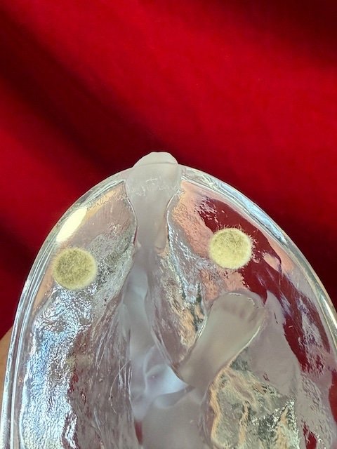 Maison Lalique - Crystal Sculpture "the Two Dancers"-photo-3