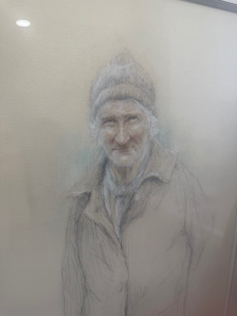 Pastel Pencil Painting Portrait Jean Scherbeck-photo-2
