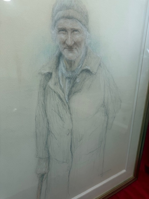 Pastel Pencil Painting Portrait Jean Scherbeck-photo-3